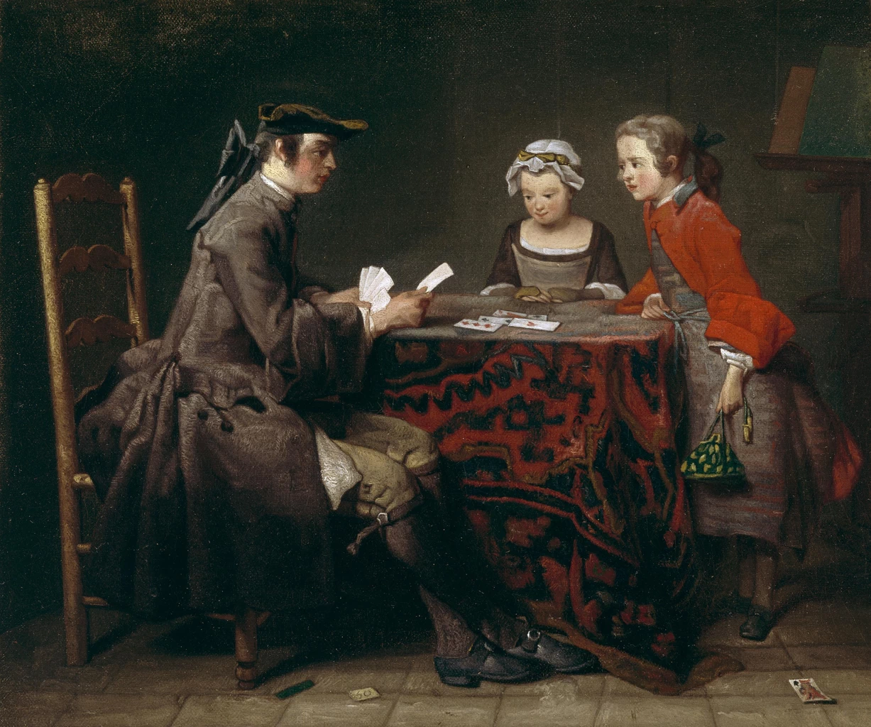 Jean Siméon Chardin - 128, TYrucchi con le carte, National Gallery of Ireland
